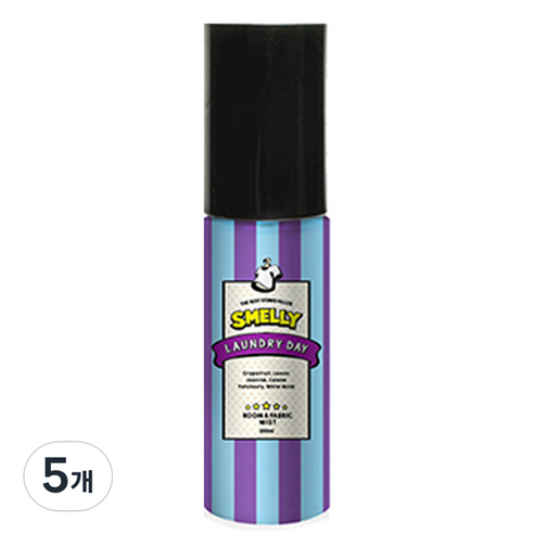 스멜리 룸앤패브릭 런드리데이, 55ml, 5개