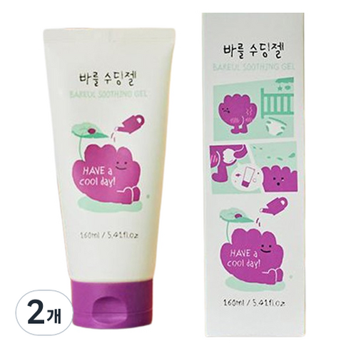 바를 아기 수딩젤, 160ml, 2개