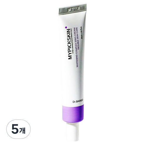 닥터바르고 마이픽스킨 화이트닝 컴플렉스 제로 크림, 30ml, 5개