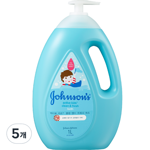 존슨즈베이비 액티브 프레쉬 바스, 1000ml, 5개