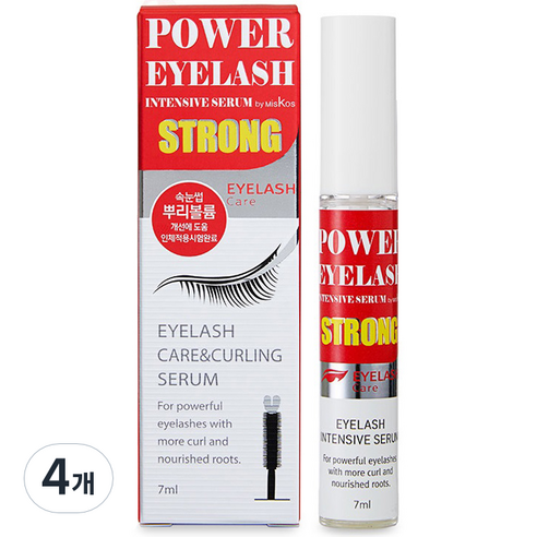 동성제약 파워아이래쉬 속눈썹영양제, 7ml, 4개