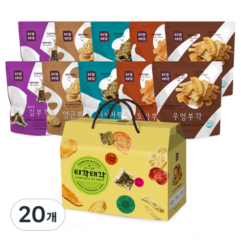 티각태각 부각 5종 x 2p 선물세트 2호, 300g, 1세트