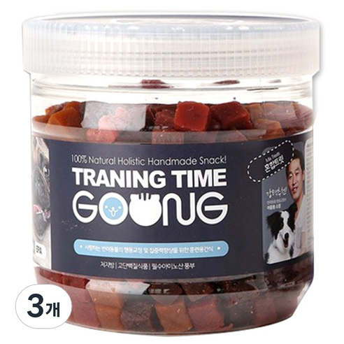 펫푸드궁 트레이닝타임, 500g, 3개, 혼합트릿 맛