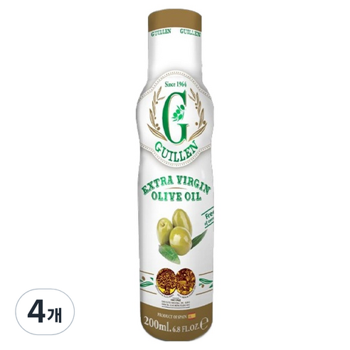 길렝 엑스트라버진 올리브유 스프레이, 4개, 200ml