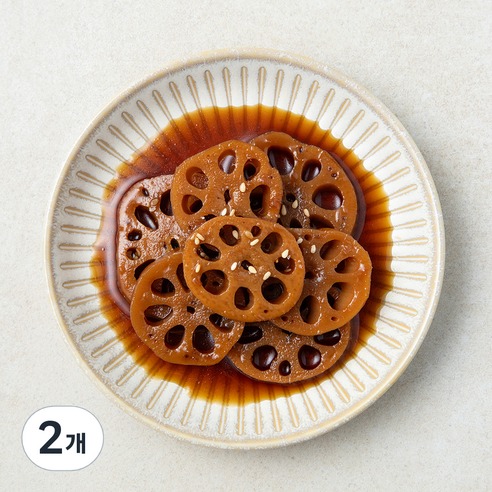 더반찬 연근조림, 90g, 2개