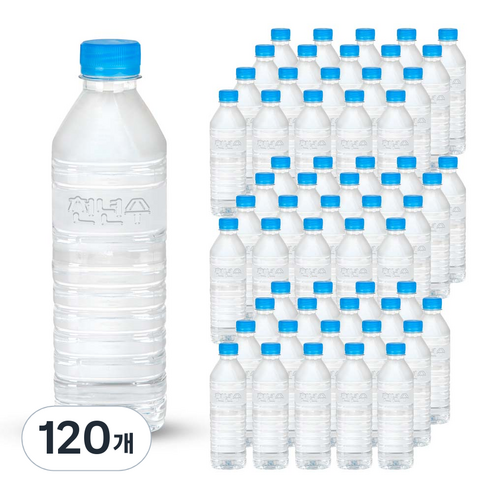 천년수 무라벨 생수, 500ml, 120개