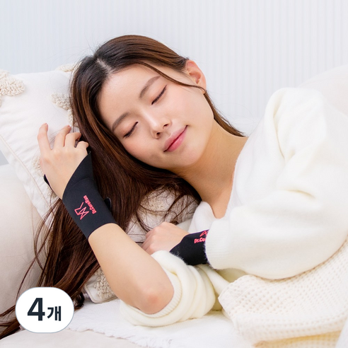 닥터코어런 얇은 손목 보호 더블핏 밴드, 4개, 2개입