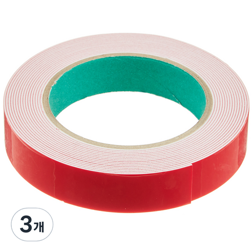 탐사 다용도 폼 양면테이프 18mm x 5M, 3개