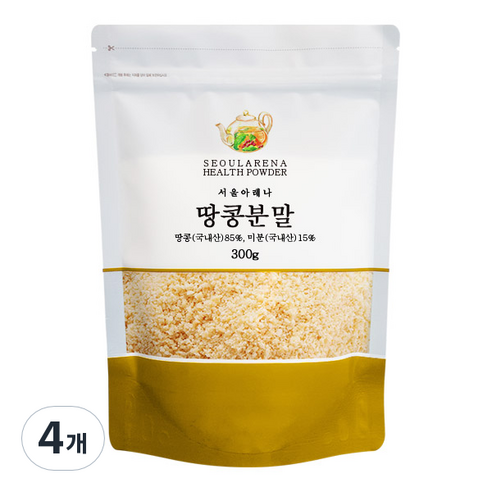 서울아레나 땅콩 분말, 300g, 4개