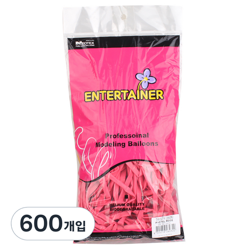 네오룬즈 260N 요술풍선 100p, 파스텔  로즈, 6개