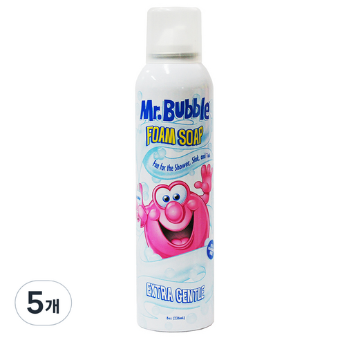 미스터버블 폼솝(거품비누), 236ml, 5개