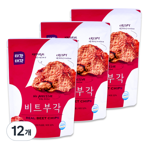 티각태각 비트부각, 60g, 12개