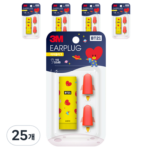 3M 이어플러그 BT21 타타, 25개