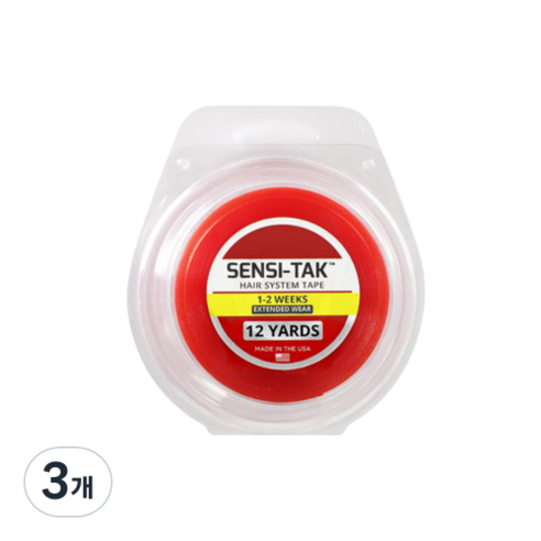 하이모 패치용 가발테이프 롤형, 3개