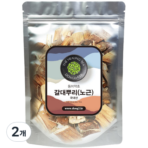동이약초 국내산 갈대뿌리 노근, 150g, 2개