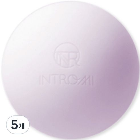 인트로미 EB5 실리콘 싱글 마사지볼 M8520, 라일락브리즈(M85202), 5개