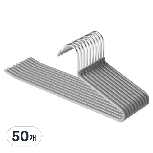 데보코 논슬립 바지걸이, 50개, 그레이