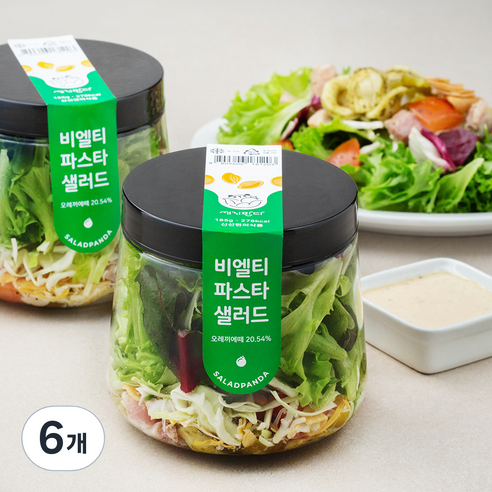 세끼판다 비엘티 파스타 샐러드, 185g, 6개