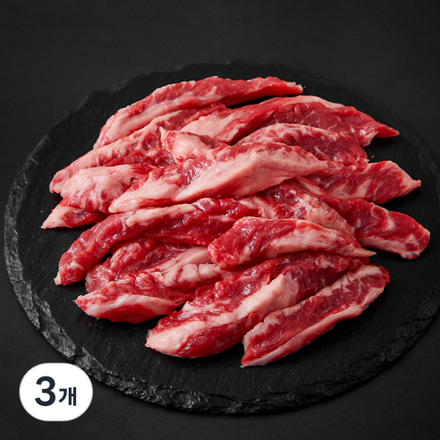앵거스 갈비살 구이용 (냉장), 3개, 300g