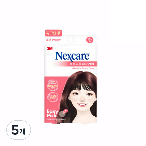 3M All New 넥스케어 블레미쉬 패치 케어, 18개입, 5개