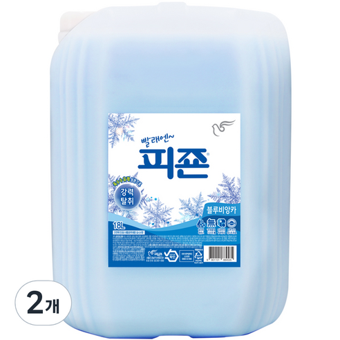 피죤 레귤러 블루비앙카, 18L, 2개