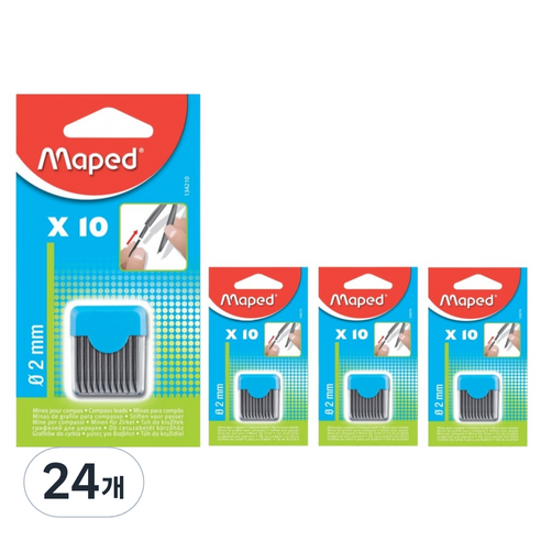 마패드 컴퍼스 리필심 2mm x 10p, 24개