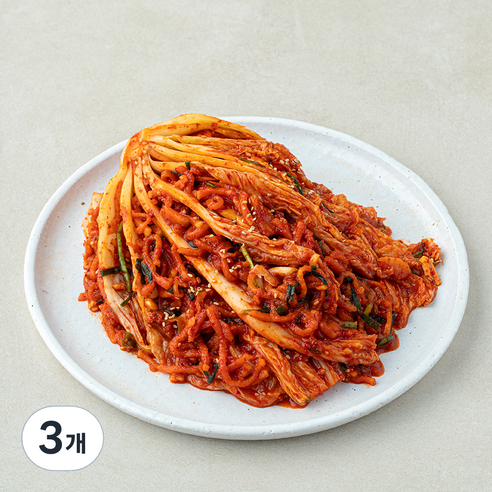 한울 포기보쌈김치, 1kg, 3개