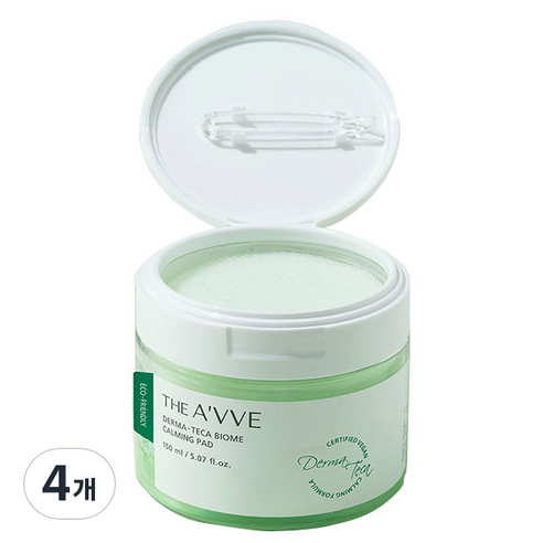 디에이브 더마 테카 바이옴 카밍 패드 60p, 4개, 150ml