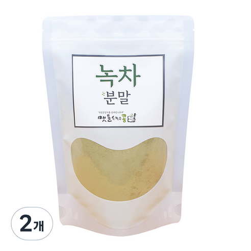 맷돌속작은콩 녹차 분말, 2개, 200g, 1개입