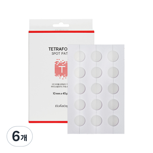 엘리샤코이 테트라포스 스팟패치 45p, 1개입, 6개