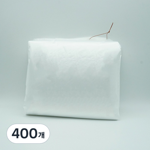 [국내생산] 페어리테이블 재활용 분리수거 비닐봉투 투명, 40L, 400개