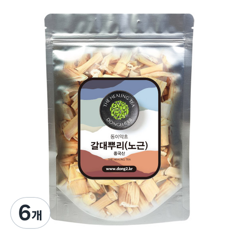 동이약초 갈대뿌리 노근, 250g, 6개