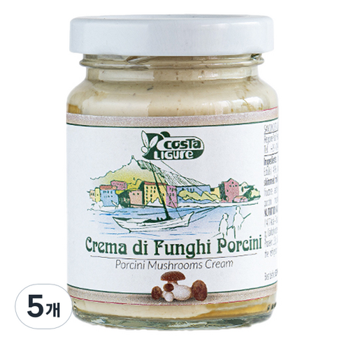 코스타리구레 포르치니 머쉬룸크림, 90g, 5개