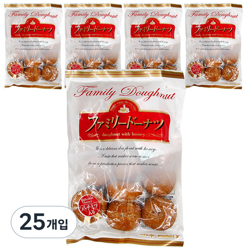 메이지 베이커리 패밀리도넛, 130g, 25개