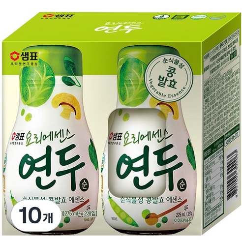 샘표 요리에센스 연두순, 275ml, 10개