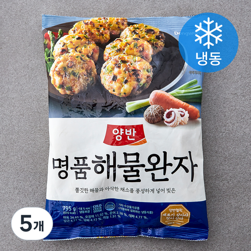 동원 양반 명품 해물완자 (냉동), 795g, 5개