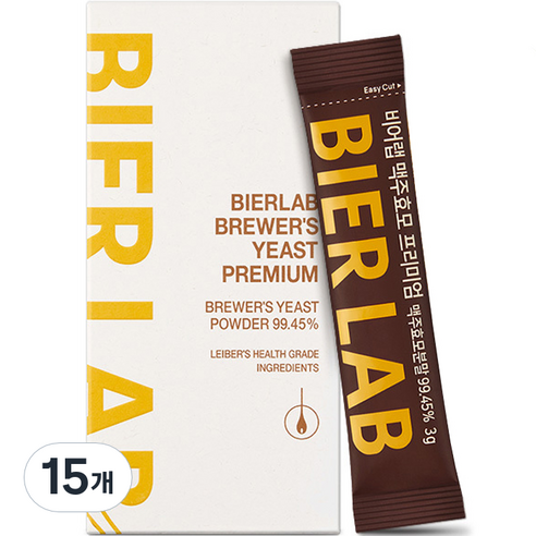 데이즈온 비어랩 맥주효모 환 프리미엄 20p, 60g, 15개