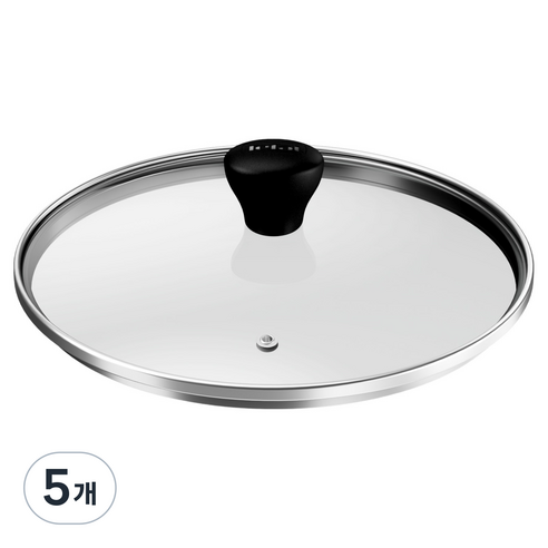 테팔 레온 프라이팬 유리뚜껑, 24cm, 5개
