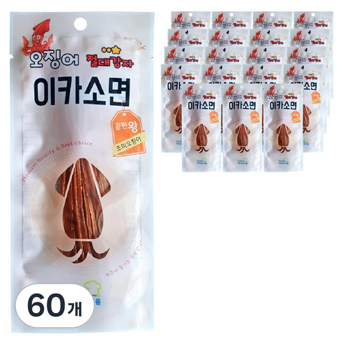 이카 소면, 18g, 60개