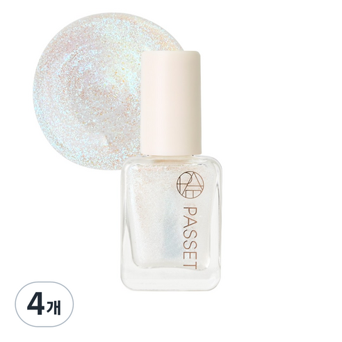 파셋 셀럽 네일컬러 폴리쉬 매니큐어 7ml, 오로라빔, 4개