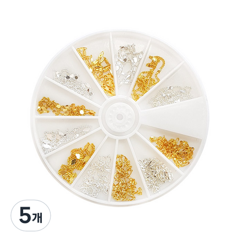네일체인 파츠 12종 세트, N 143, 5개