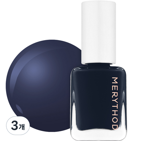 메리쏘드 릴엣지 네일, F07 테디블루, 7ml, 3개