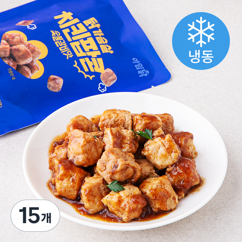 아임닭 닭가슴살 치킨팝콘 숯불갈비맛 (냉동), 100g, 15개