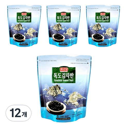 독도 김자반, 50g, 12개