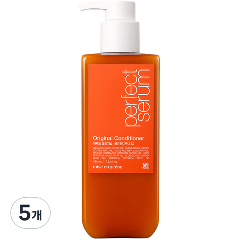미쟝센 퍼펙트 오리지널 세럼 컨디셔너 7X, 530ml, 5개