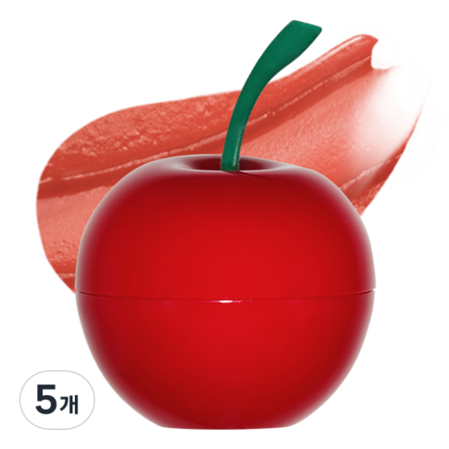 토니모리 미니 과일 립밤, 체리, 7g, 5개