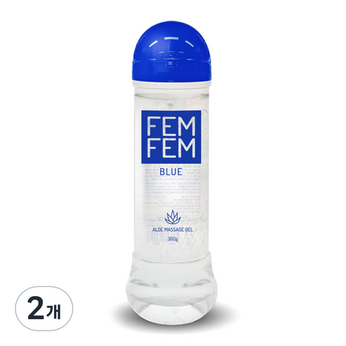 펨펨 블루 알로에 마사지 젤, 360g, 2개