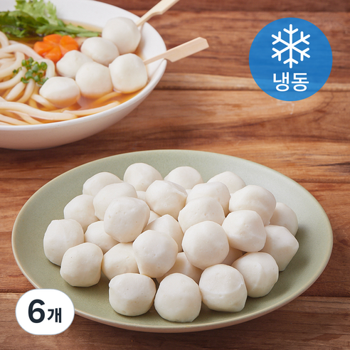 지엔씨푸드 피쉬볼 화이트 (냉동), 500g, 6개