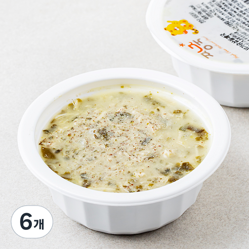 짱죽 닭가슴살 들깨국, 혼합맛(닭가슴살/들깨), 150g, 6개
