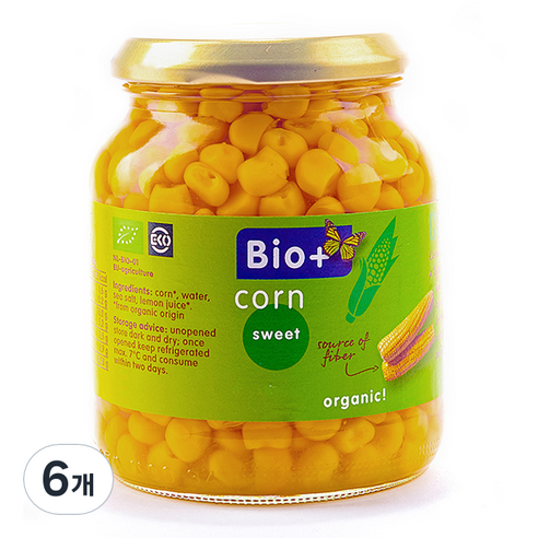 발투센 유기농 스위트콘, 6개, 340g